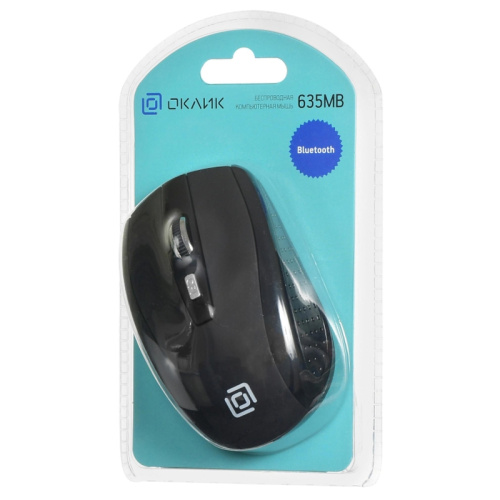 489349 Мышь Oklick 635MB черный оптическая 1600dpi беспров. BT для ноутбука 6but (489349) фото 3 489349 Мышь Oklick 635MB черный оптическая 1600dpi беспров. BT для ноутбука 6but (489349) фото 3