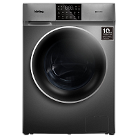 KWM60DV1297Gr Стиральная машина с паром KORTING/ Стиральная машина с паром KORTING, отдельностоящая, глубина 58 см, инверторный мотор, загрузка 10 кг, 1200 об/мин, сенсорное управление, Full Touch дисплей, 12 программ, отложенный старт, контроль баланса б