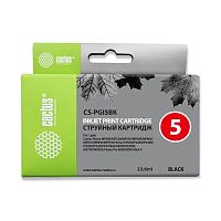 -/ Картридж струйный Cactus CS-PGI5BK черный (23.6мл) для Canon Pixma MP470/MP500/MP520/MP530/MP600/MP8