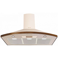 BONA90CBronze Вытяжка Kuppersberg/ Настенная вытяжка, ширина 90 см, отвод/рециркуляция, 650 м3/час, электронное управление, 3 скорости, галогеновое освещение 2х20 Вт, анодированные алюминиевые жироулавливающие фильтры, таймер, угольный фильтр С6С (опция),