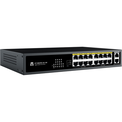 ST118GHPDI-2G-130 Коммутатор/ 16FE PoE+2GE Uplink PoE Switch фото 2