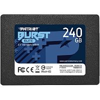 PBE240GS25SSDR Твердотельный накопитель Patriot SATA-III 240GB PBE240GS25SSDR Burst Elite 2.5" [PBE240GS25SSDR]