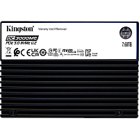 SEDC3000ME/7T6 Твердотельный накопитель/ Kingston SSD DC3000ME 7680GB, U.2(2.5" 15mm), NVMe, PCIe Gen 5x4, 3D TLC, R/W 14000/10000MB/s, IOPs 2 800 000/500 000, TBW 14016, DWPD 1 (12 мес)