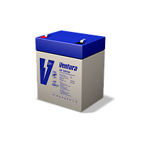 HR1221W Батарея Ventura серия HR, HR1221W, напряжение 12 В, емкость 5Ач (разряд 20 часов), макс. ток заряда 1.5А, свинцово-кислотная типа AGM, клеммы Т2, ДШВ 90x70x107мм, вес 1.8кг/ Ventura battery HR series, HR1221W, voltage 12V, capacity 5Ah (discharge