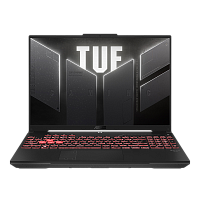 90NR0MU3-M009R0 Ноутбук/ ASUS TUF A16 FA607NUG-RL161 16"(1920x1200 (матовый, 144Hz) IPS)/AMD Ryzen 7 7445HS(3.55Ghz)/16384Mb/512PCISSDGb/noDVD/Ext:nVidia GeForce RTX4050(6144Mb)/Cam/BT/WiFi/56WHr/war 1y/2.2kg/Mecha Gray/DOS