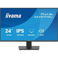 X2497HSU-B1 Монитор Iiyama 23.8" ProLite X2497HSU-B1 черный IPS LED 16:9 HDMI M/M матовая 350cd 178гр/178гр 1920x1080 120Hz DP FHD USB 3.3кг