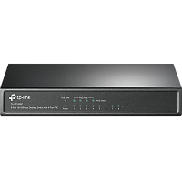 TL-SF1008P Коммутатор/ 8-port 10/100M PoE Switch, 8 10/100M RJ45 ports including 4 PoE ports, steel case