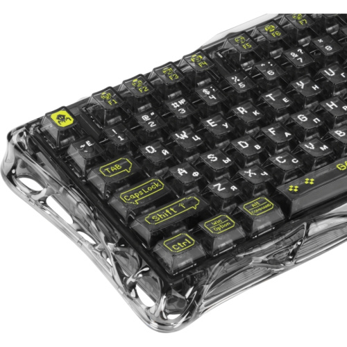6972448924412 Игровая клавиатура/ Механическая беспроводная клавиатура Gravastar Mercury K1 Lite XTAL BLK RU фото 3 6972448924412 Игровая клавиатура/ Механическая беспроводная клавиатура Gravastar Mercury K1 Lite XTAL BLK RU фото 3