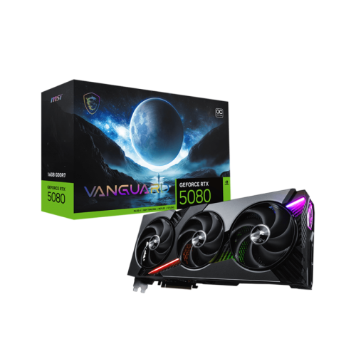 GeForceRTX508016GVANGUARDOC Видеокарта/ GeForce RTX 5080 16G VANGUARD OC