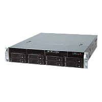 CS-R25-37P Серверный корпус/ 2U chasis, 21" depth with 3.5" x 8bays, BPN: 12G SAS/SATA, RPSU 800W with AC-R50 Slide Rail, wigth 17.2", Short depth