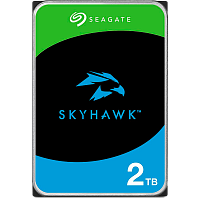 ST2000VX016 Жесткий диск/ HDD Seagate SATA 2Tb SkyHawk 5400 rmp 6Gb/s 256Mb 1 year warranty