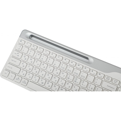FBK25WHITE Клавиатура A4Tech Fstyler FBK25 белый/серый USB беспроводная BT/Radio slim Multimedia фото 7 FBK25WHITE Клавиатура A4Tech Fstyler FBK25 белый/серый USB беспроводная BT/Radio slim Multimedia фото 7