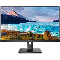 242S1AE Монитор Philips 242S1AE 23.8'', 1920x1080, IPS, 75hz, 50M:1, 300cd, 4ms, VGA, HDMI 1.4, DP 1.2, Speakers, H. adj 130mm, pivot, VESA, 3Y, Black/ Philips 242S1AE 23.8'', 1920x1080, IPS, 75hz, 50M:1, 300cd, 4ms, VGA, HDMI 1.4, DP 1.2, Speakers, H. ad