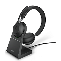 26599-999-989 Гарнитура беспроводная/ Jabra Evolve2 65, Link380a MS Stereo Stand Black