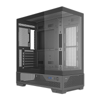 V43E-BKADA0X1-GL Корпус ПК без блока питания/ Case SAMA V43E Black, Midi-Tower, TG, no fans, 2xUSB 3.0 + 1xUSB 3.2 Type-C, ATX, mATX, mITX Black