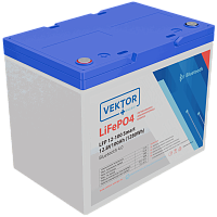 LFP12.8-100 Батарея Vektor Energy серия LFP, LFP 12.8-100, напряжение 12.8В, емкость 100 Ач, макс. ток разряда 110А, макс. ток заряда 100 А, литий-ионная аккуумуляторная батарея, клеммы M8, ДxШxВ 258*166*215 мм., вес 9,9 кг., срок службы 15 лет