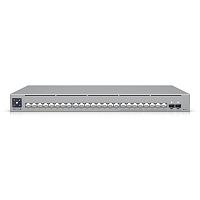 USW-Pro-Max-24 Коммутатор/ Switch (16) GbE RJ45 ports, (8) 1/2.5 GbE RJ45 ports, (2) 10G SFP+ ports ; Total non-blocking throughput, 56 Gbps ; Switching capacity, 112 Gbps