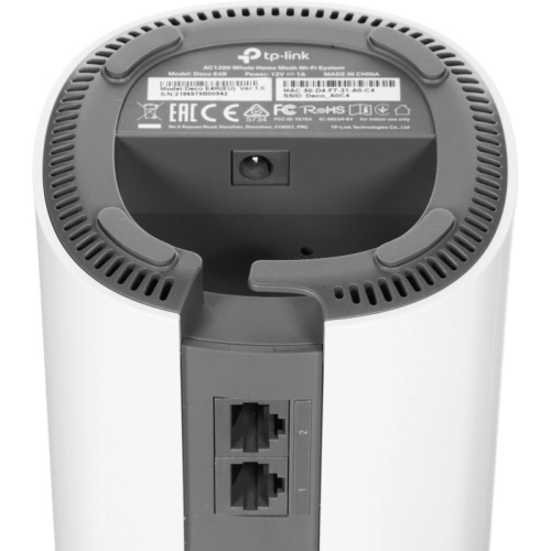 DecoE4(3-pack) Точка доступа/ AC1200 Mesh Wi-Fi System, 210/100MbpsPorts, 2internalantennas фото 6 DecoE4(3-pack) Точка доступа/ AC1200 Mesh Wi-Fi System, 210/100MbpsPorts, 2internalantennas фото 6