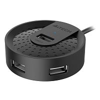 HUB-20 Разветвитель USB 2.0 A4Tech HUB-20 4порт. черный