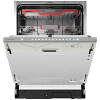 GIM6095 Встраиваемая посудомоечная машина KUPPERSBERG/ Встраиваемая посудомоечная машина KUPPERSBERG, High-Tech, 60 см, 15 комплектов, 3 корзины, 7 программ, конденсационная сушка, автоматическое открывание двери, LED подсветка, сенсорное управление, инве