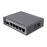 E60iUGS Маршрутизатор/ MikroTik E60iUGS (hEX S 2025) powerful wired router for homes and small businesses, featuring 5 Gigabit Ethernet ports (PoE in/out), a 2.5G SFP cage, USB 3.0, a dual-core CPU, 512MB RAM