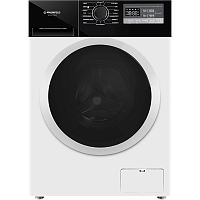 MFWM1410STWH03 Стиральная машина Maunfeld/ Стиральная машина c инвертором и паром, полноразмерная, фронтальная, 85х58.9х59.5 см, загрузка 10 кг, 1400 об.мин, 16 режимов, электронное управление, защита от детей, дисплей, отсрочка старта, индикация этапов,