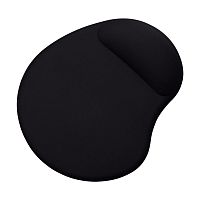 BU-GEL/BLACK Коврик для мыши Buro BU-GEL Мини черный 225x190x2мм (BU-GEL/BLACK)