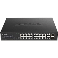 DES-1018MPV2/A1A Коммутатор/ DES-1018MPV2,DES-1018MPV2/A1A Unmanaged Switch 16x100Base-TX PoE, 2xCombo 1000Base-T/SFP, PoE Budget 247W, Long-range PoE up to 250m, metal case