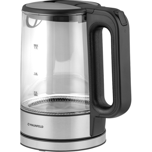 MGK-612BK Чайники MAUNFELD/ Чайник, 2200 Вт, 1.7 л., стекло, подсветка