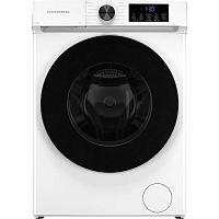 WM592W Стиральная машина Kuppersberg/ Стиральная машина Kuppersberg, отдельностоящая, глубина 60 см, загрузка 9 кг, 15 программ, 1400 об/мин, пар, кнопочное/механическое управление, отложенный старт, предварительная стирка, инверторный двигатель, энергоэф
