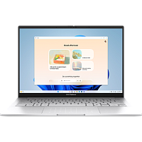 90NB14W4-M00UF0 Ноутбук/ ASUS UX3405CA-QL573 14"(1920x1200 OLED 16:10)/Intel Core Ultra 5 225H(3.3Ghz)/16384Mb/1024SSDGb/noDVD/Int:Intel Arc graphics/Cam/BT/WiFi/75WHr/war 1y/1.28kg/Foggy Silver/DOS + алюм корп; +чехол; NumberPad