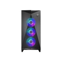 306-7G21R21-W57 Корпус ПК без блока питания/ Case MSI MPG GUNGNIR 300R AIRFLOW, Midi-Tower, TG, 4x120mm ARGB, 2xUSB-A 3.2 + 1xUSB-C, E-ATX, ATX, mATX, mITX Black