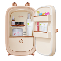 MFF43W Мини-холодильник MAUNFELD/ Мини-холодильник MAUNFELD, ВхШхГ 460х270х270 мм, полезный объем 12.3 л, электронное управление, LED освещение, цвет кремовый