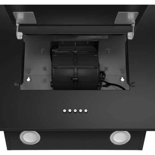 Tower60Black ВЫТЯЖКА MAUNFELD TOWER 60 ЧЕРНЫЙ/ Наклонная, 60 см, 700 м3/ч, электронное управление, черный фото 3