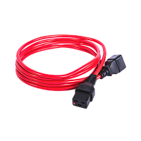 R-16-Cord-C19-C20-3-Red Шнур питания с фиксатором IEC 60320 C19/IEC 60320 C20, 16 А / 250 В (3 х 1,5), длина 3 м, красный