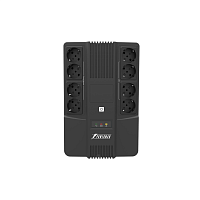 POWERMANBRICK1000 ИБП POWERMAN Brick 1000, линейно-интерактивный, 1000ВА, 600Вт, 4 евророзетки с резервным питанием, 4 евророзетки с фильтрацией, батарея 12В 9Ач 1 шт., 309мм х 202мм х 93мм, 5.6 кг./ UPS POWERMAN Brick 1000, line-interactive, 1000VA, 600W