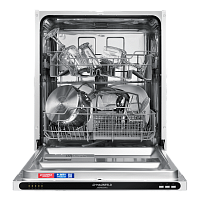 MLP6022A01 Встраиваемая посудомоечная машина MAUNFELD/ Посудомоечная машина MAUNFELD MLP6022A01, Встраиваемая, 60 см, 12 комплектов, 5 программ, конденсационная сушка, звуковой сигнал, отсрочка старта, электронное управление, уровень шума 49 дБ, энергоэфф