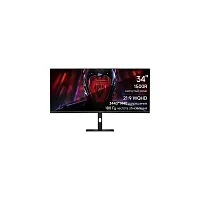ELA5454EU Монитор Xiaomi 34" Curved (1500R) Gaming Monitor G34WQi 3440x1440, VA, LED, 21:9, 178° /178°, 180 Hz, 4 ms GTG, 350cd/m2, 4000:1, Поворот экрана, Регулировка высоты, Наклон экрана, 2x HDMI (v.2.0), 2xDP (v.1.4), выход на наушники, FreeSync Premi