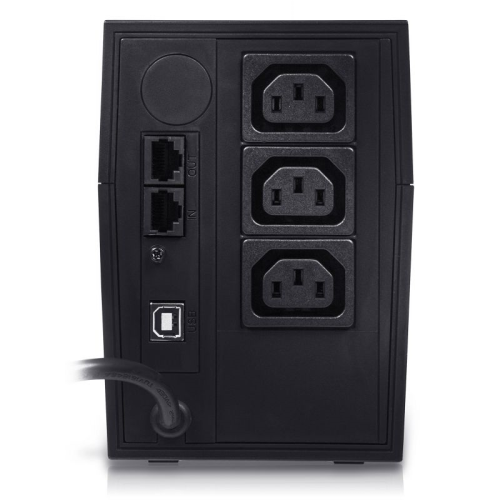 RPT-1000AP Источник бесперебойного питания (черный)/ Powercom RPT-1000AP 600W 3*IEC320, USB, RJ-45 фото 2