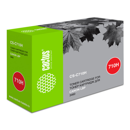 -/ Картридж лазерный Cactus CS-C710H 710H черный (12000стр.) для Canon LBP 3460