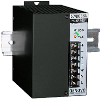 PS-55360/I Блок питания/ OSNOVO Промышленный блок питания. DC55V, 6,5A (360W). Диапазон входных напряжений: AC195-265V