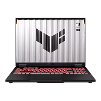 90NR0MD1-M00860 Ноутбук/ ASUS TUF A16 FA608PP-RV043 16"(1920x1200 (матовый, 165Hz) IPS)/AMD Ryzen R9 8940HX(2.4Ghz)/16384Mb/512PCISSDGb/noDVD/Ext:nVidia GeForce RTX 5070(8192Mb)/Cam/BT/WiFi/90WHr/war 1y/2.2kg/Jaeger Gray/DOS