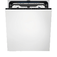 EEC87400W Встраиваемые посудомоечные машины ELECTROLUX/ Полновстраиваемая посудомоечная машина 60 см, Comfort Lift загрузка на 14 комплектов посуды, сенсорное управление, 8 программ, 59.6x56x82 см, черный цвет, сушка: с открыванием дверцы, индикация на по