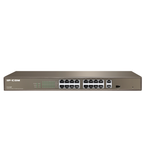 F1218P-16-250W Коммутатор 16FE+ 2GE POE SFP F1218P-16-250W IP-COM F1218P-16-250W Коммутатор 16FE+ 2GE POE SFP F1218P-16-250W IP-COM