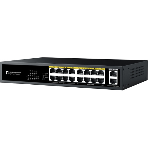 ST118GHPDI-2G-130 Коммутатор/ 16FE PoE+2GE Uplink PoE Switch фото 3