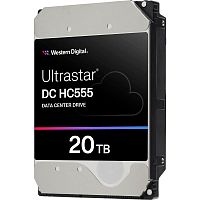 WUH722020CLE604 Жесткий диск/ HDD WD SATA Server 20Tb Ultrastar DC HC555 7200 6Gb/s 512MB 1 year warranty (replacement WUH722020BLE604)