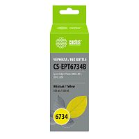 -/ Чернила Cactus CS-EPT6734B T6734 желтый 100мл для Epson L800/L810/L850/L1800