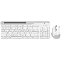 FB2535CICYWHITE Клавиатура + мышь A4Tech Fstyler FB2535C клав:белый/серый мышь:белый/серый USB беспроводная Bluetoot