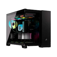 CC-9011265-WW Корпус без блока питания/ Case Corsair 2500X Airflow, Midi-Tower, TG, no fan, 2xUSB-A 3.2, 1xUSB 3.2 Type-C, mATX, mITX Black
