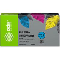 CS-F9J80A -/ Картридж струйный Cactus CS-F9J80A 727 серый (300мл) для HP Designjet T920/T930/T1500/T1530/T2500/T2